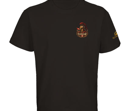 T-shirt blanc Qantara Tunisie Carthage, navire punique