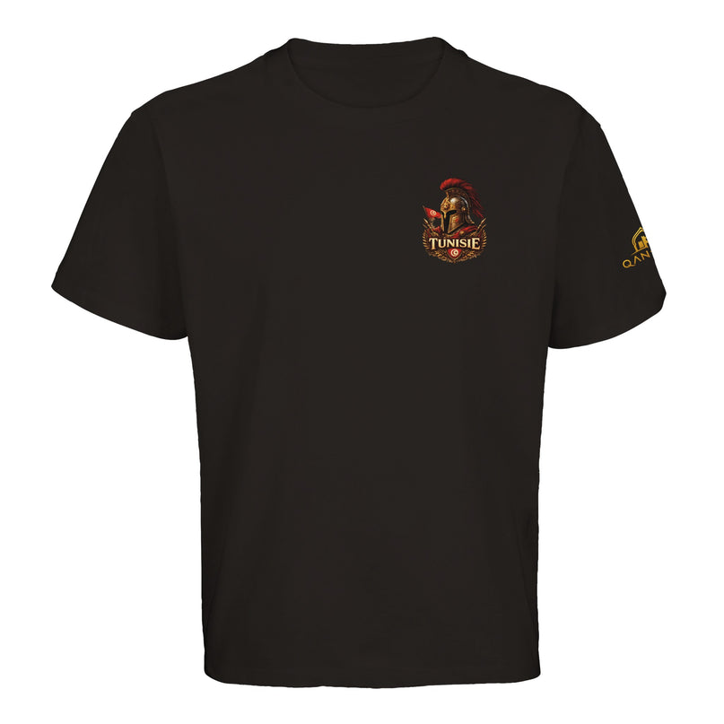 T-shirt blanc Qantara Tunisie Carthage, navire punique