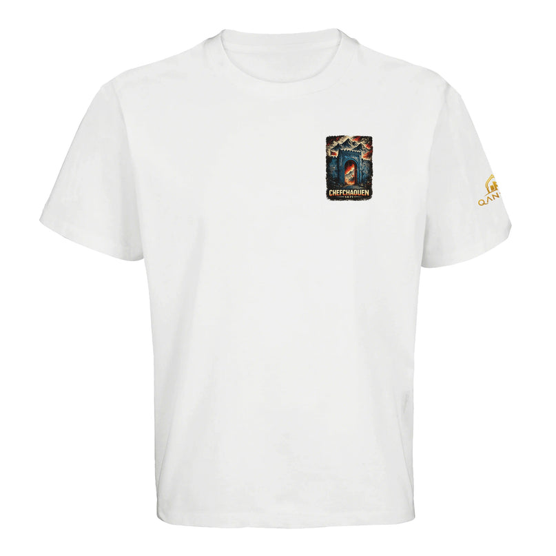 T-shirt Chefchaouen vue de dos, design 1471 historique