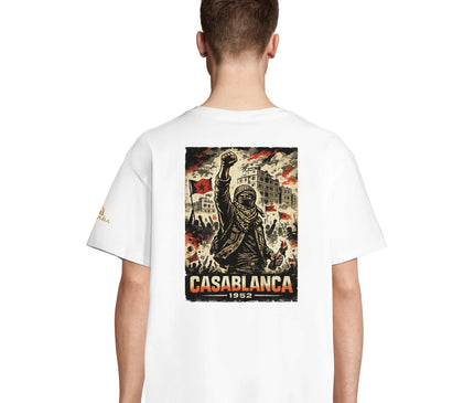T-shirt Casablanca 1952 Maroc, hommage aux émeutes de décembre