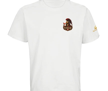 T-shirt Tunisie Carthage vue de dos, design navire carthaginois