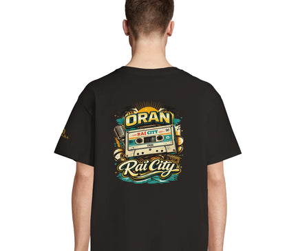 T-shirt Qantara Oran porté, hommage musique raï
